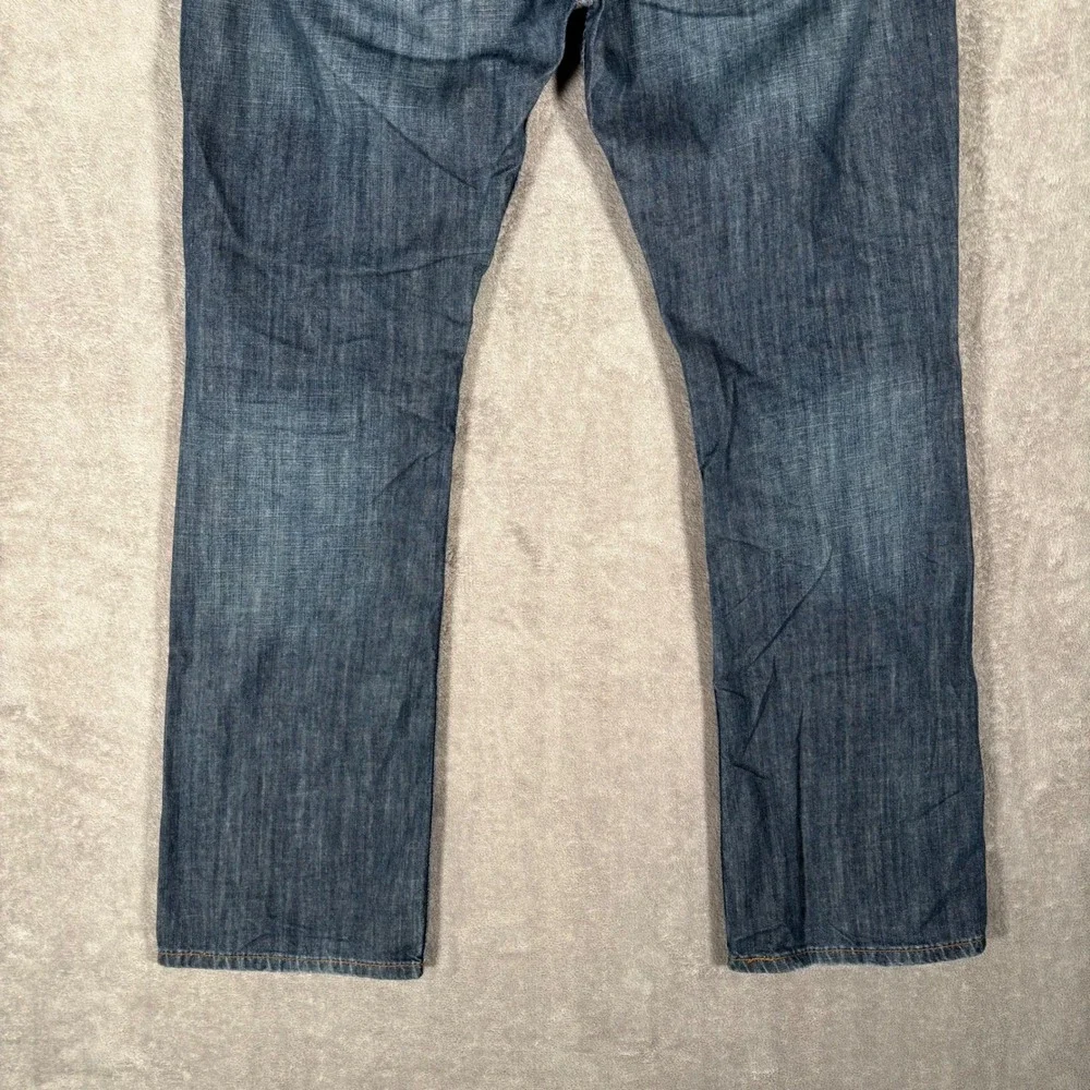 Levi's 527 Slim Bootcut Jeans Mens W35 L32‎ Dark Wash Denim Pants Blue Cotton